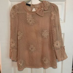 NWT Pilar Ruiz silk blouse